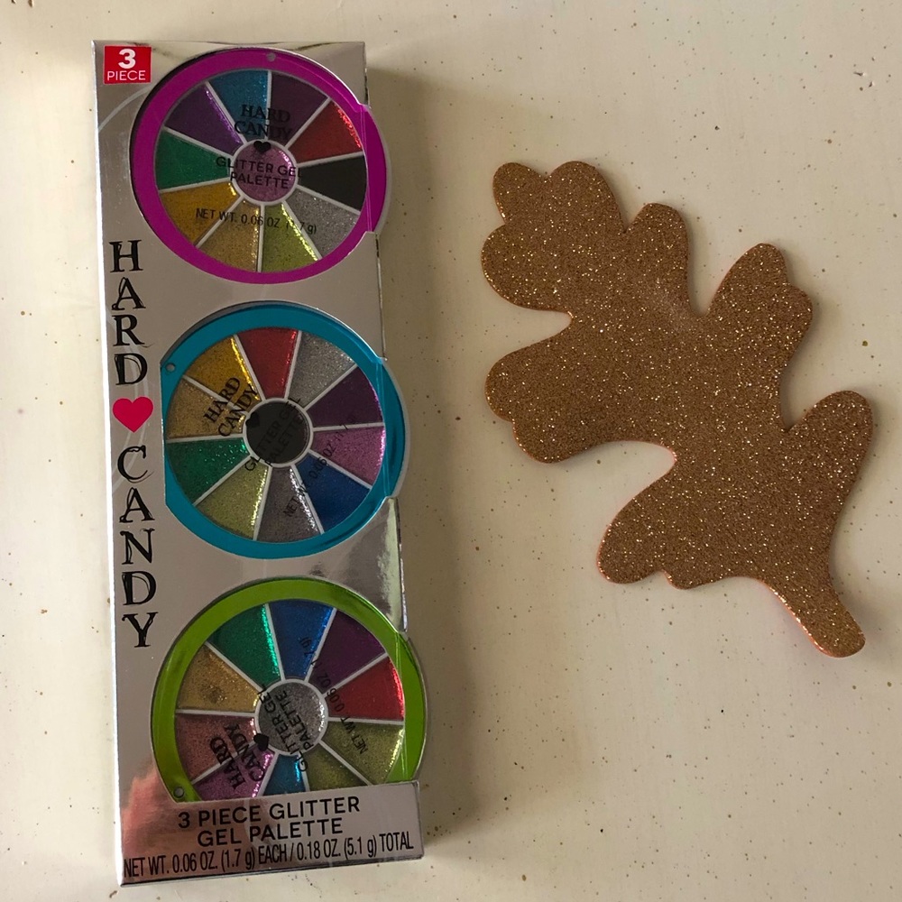 HARD♥️ CANDY Bundle, 3 Piece Glitter Gel Palette+ Glitter body art kit - Picture 2 of 14